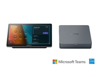 MAXHUB XCore Kit for Microsoft Teams Rooms, includes one XC13T Mini-PC and one TCP20T Touch Control Panel